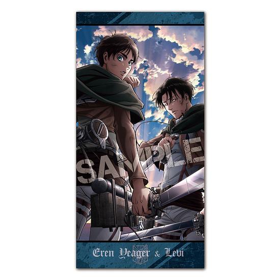 “Attack on Titan” Big-size Bath Towels Printed with Levi and others! “Hmm… Not bad.”
