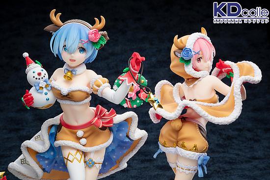 “Re:Zero” Ram and Rem Become Cute “Reindeer Maids”! 1/7 Scale Figure