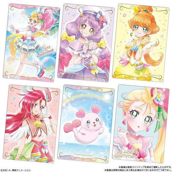 From ‘PreCure’, Card Wafer 3 has been released! Check out the peculiar illustrations of successive Pretty Cure from 1st generation to Tropical-Rouge!