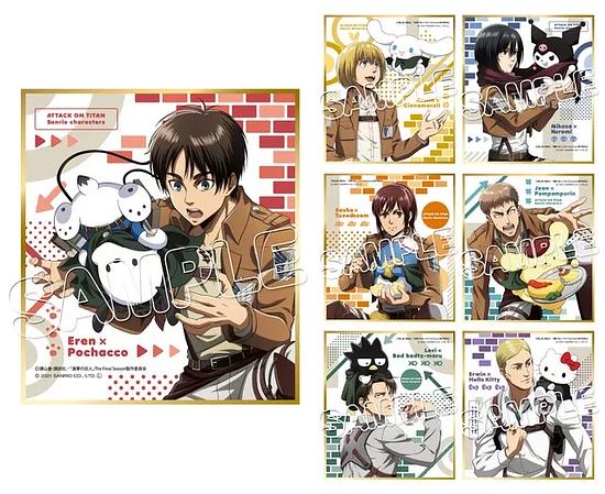 “Attack on Titan×Sanrio Characters” First Collaboration! Goods Fairs Will Sequentially Be Held at Kiddy Land Stores