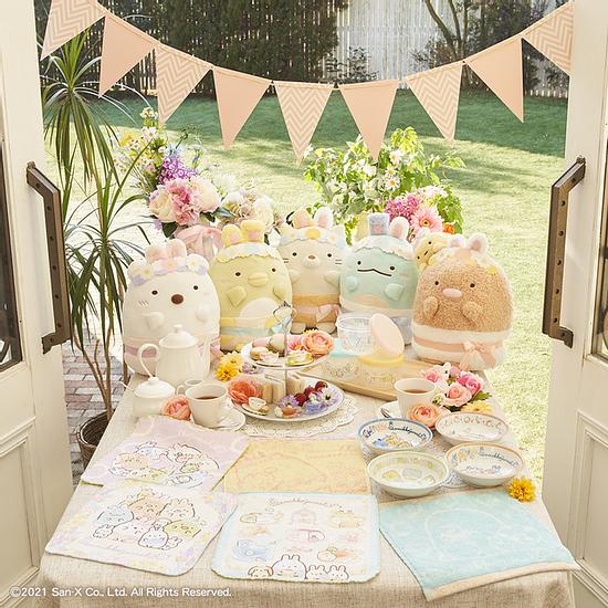 “Sumikko Gurashi” New Ichiban Kuji “The Mysterious Bunny’s Garden” Cute Plushies with Bunny Ears and a Flower Crown