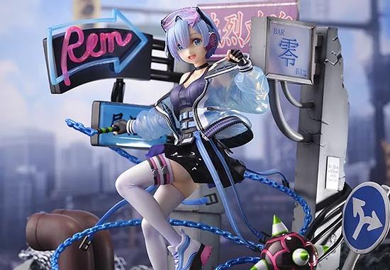 “Re:Zero” ― Neon City Ver. Figures of Emilia & Rem & Ram Flying Down in Neon City Have Revealed New Images!